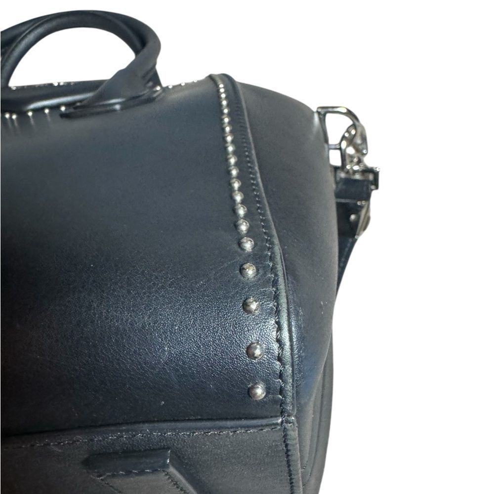 GIVENCHY Black Leather Studded Antigona 2way Small Boston Doctor Bag Satchel - Picture 9 of 13